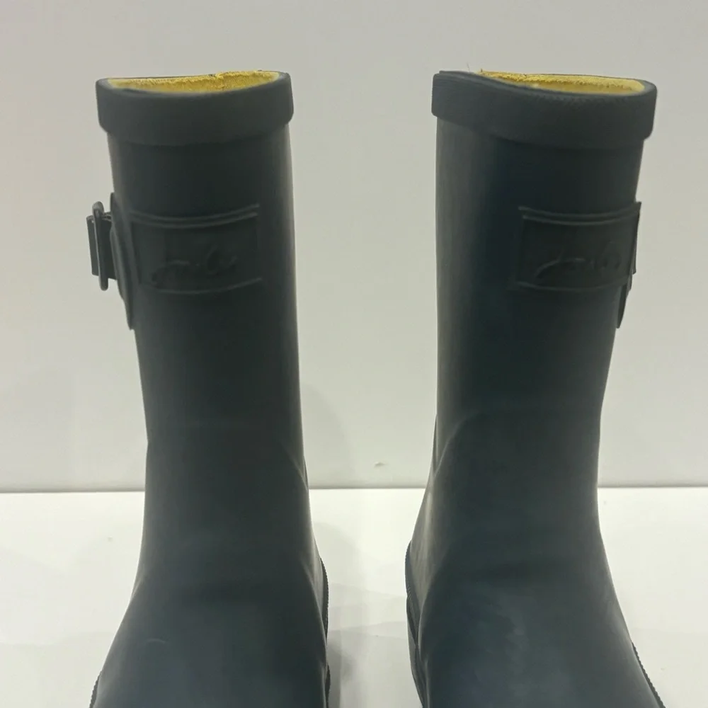 Joules Navy Blue Rain Boots with Buckle